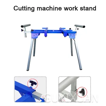 Bærbare geringssav Træbearbejdning tabel Aluminium savemaskine Workbench skæremaskine beslag Mp Glidende beslag