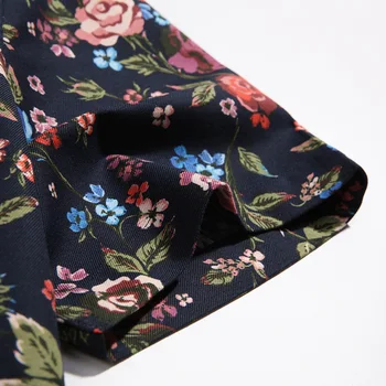 Mænds Sommer Strand Trykt Blomstret Bluse Casual Hawaii-Skjorter Lomme-mindre Design Korte Ærmer Standard-fit Blomster Shirt