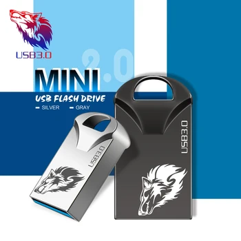 Hot sælger metal mini-Pen-Drev 3.0 metal USB-Flash-Drev 128 GB 64GB 32GB high speed 16GB 4GB 8GB hukommelse Flash USB3.0 Stick