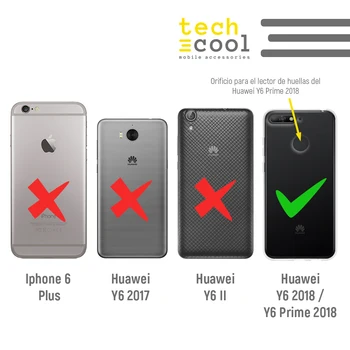 FunnyTech®Står sagen for Huawei Y6 Silikone 2018/Ære 7A L Hjerter Hængende gennemsigtig