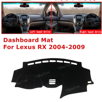 For Lexus RX 2004~2009 XU30 RX300 Anti-slip Bilens Instrumentbræt Dække Mat solsejl Pad instrumentpanel, Tæpper Tilbehør
