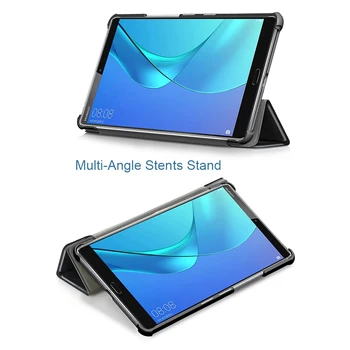 MTT Tablet Sagen For Huawei Mediapad M5 8.4 tommer SHT-AL09 SHT-W09 Magnetiske PU Læder Flip Folio Stand Shell Beskyttende Funda