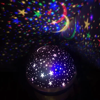 Nyhed Lysende Legetøj Romantisk stjernehimmel LED Nat Lys Projektor Batteri USB-Nat Lys Kreative Fødselsdag Legetøj For Børn
