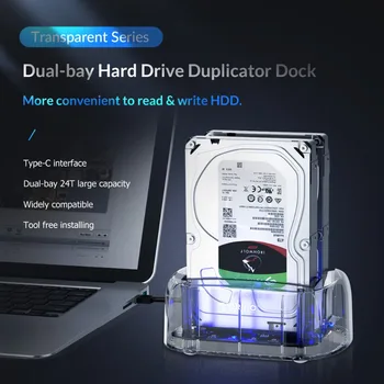 ORICO 2 Bay-SATA til USB 3.1 HDD Docking Station Til 2,5