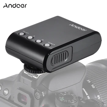 Andoer WS-25-Mini Digital Slave Flash Speedlite På Kameraet Flash w/ Universal Hot Shoe GN18 for Canon, Nikon, Pentax, Sony