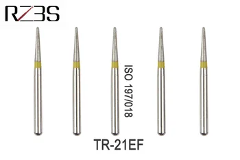 12 STK Dental diamantbor FG Hvilling Polering Bur Til Høj Hastighed Luft Turbine TR-11EF,TR-13EF,TR-21EF,TR-25EF,TR-26EF