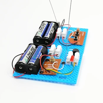 DIY Radio transmitter model eksperiment med videnskab skole projekt radio