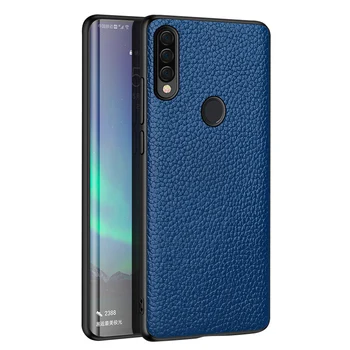 Telefonen Sagen For Huawei Nova 3 3i 3e 4e 5T 6 se 7i P Smatr 2019 P10 Koskind Litchi Tekstur Ægte Læder Cover