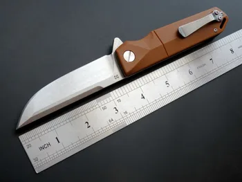 Eafengrow EF71 58-60HRC D2 Blade G10 Håndtere Folde kniv Camping Overlevelse værktøj Jagt Lomme Kniv taktiske edc udendørs værktøj