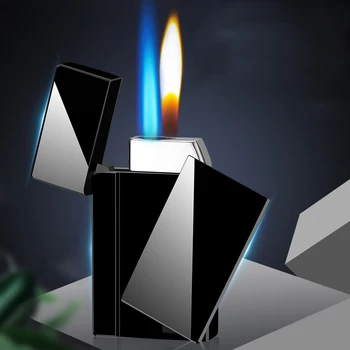 Gas Lighter Magic Flame Butan Torch Turbo Lightere Metal Cigar, Cigaretter, Tilbehør Ryger Lightere Gadgets For Mænd