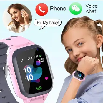 2021 kid telefonopkald Kids Smart Ur til børn SOS Antil-tabt Vandtæt Smartwatch Baby 2G SIM-Kort Placering Tracker ure