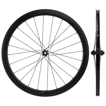 700C Carbon skivebremser Hjulsæt Thru-Aksel 45mm Clincher U-Form cykelhjul Cyclocross
