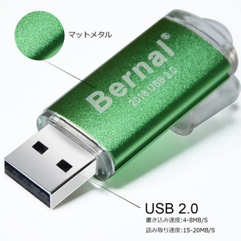 Bernal 6stk usb-flash-drev 2.0 128mb 256mb 512mb 1GB 2GB 4GB engros usb-pendrive, flash-hukommelse, disk