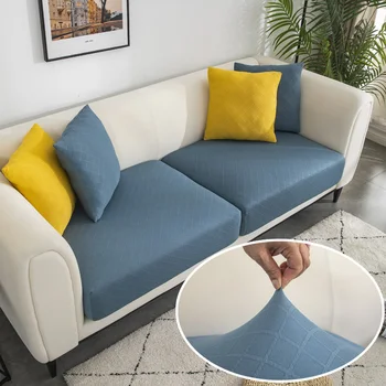 Elastisk Sofa Sæde Covers til stuen pudebetræk Tyk Jacquard Solid Blød Stretch sofaen Slipcover Funiture Protector