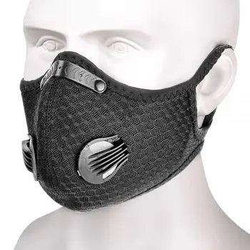 Jul Udskrivning Ansigtsmaske Udendørs Sport Maske Vejrtrækning Filter Vind-Bevis Holde Varmen Maske
