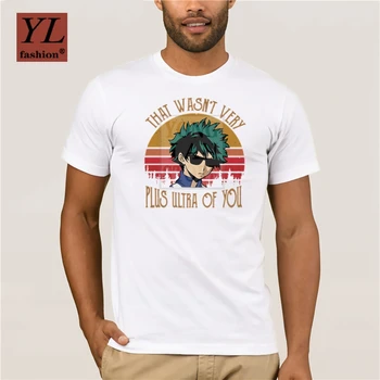 2020 Sommer Mode Trykt kortærmet T-shirt, Bomuld, Min Helt, den Akademiske verden Izuku Midoriya, Der Var t Meget Plus Ultra Du Shirt
