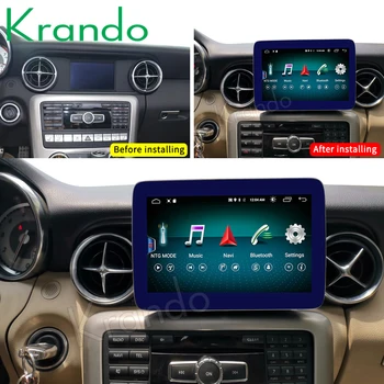 Krando Android 10 9 8 tommer Core 4+64G Bil-radio, navigation, multimedie-afspiller til Mercedes Benz SLK 2011-med WIFI Bil GPS