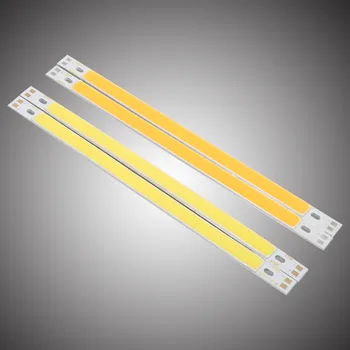 2stk/masse COB LED Strip Lights Pære Lampe 12-14V 10W 1000LM to farver at vælge Hvid/Varm Hvid kabinet lys