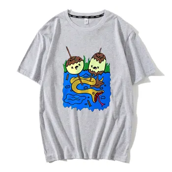Prinsesse Bubblegum Rock-Shirt Eventyr Tid Tshirt Mænd Tshirt Finn og Jake Tshirt Herre Sjove Marceline T Shirt for Mænd