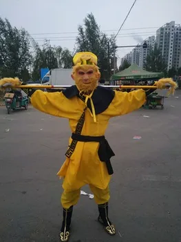 Uden stok Monkey King kostume rejsen mod Vest kostume Sun Wukong cosplay kostume Monkey king passer til halloween kostume