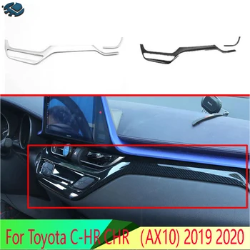 For Toyota C-HR CHR (AX10) 2019 2020 Bil Tilbehør ABS Chrome Center konsol Interiør instrumentpanel Omkring trim