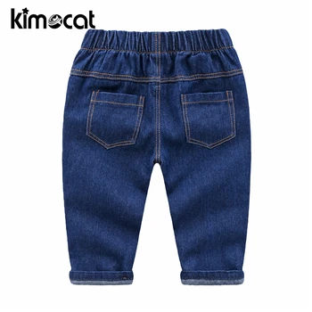 Kimocat Drenge Jeans Foråret Efteråret lille Barn Kids Jeans Tøj Casual Denim Spædbarn Bukser Dreng Børns Bukser Jeans Til Drenge