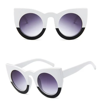 Brand Designer Nye Cat Eye Solbriller Kvinder 2018 Luksus Plast Sol Briller Klassiske Retro Udendørs Oculos De Sol Gafas