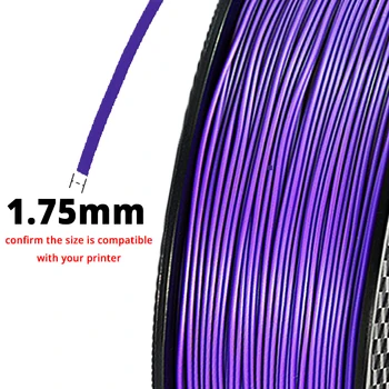 TOPZEAL Premium Kvalitet Lilla Farve PLA Filament: en 3D-Printer Filament 1 KG/Rulle 2.2 lbs 1.75 mm Materialer til RepRap 3D-Printer