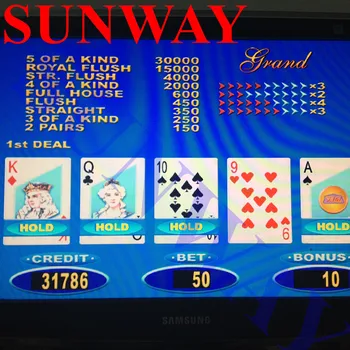 Casino Multigame 7X board(60-95%) casino spil pcb Røde Slot Spil yrelsen 7 i 1 poker spil for Machine gambling Maskine