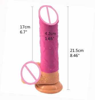 FAAK silikone store dildoer, realistisk golden penis med sugekop sexlegetøj til kvinder, sex shop par flirte voksen spil