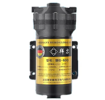 600 gpd omvendt osmose vand filter LBC 3013-600 ro membran +booster pumpe + strømadapter+vand filter boliger