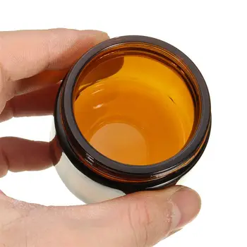 10stk Tom 5g 10 g 15 g 20 g 30g 50g Amber Glas hudpleje Creme Flasker Kosmetiske Container Rejser Pakning Eye Cream Pot Jar