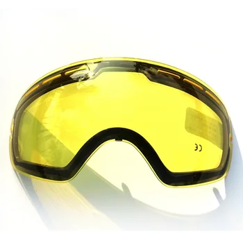 COPOZZ Mærke Oprindelige Lysning af linse for ski goggles Nat af Model GOG-201 Gul Linse For svage Lys nuance Overskyet Vejr