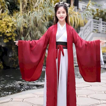 Nicemix Hanfu Kvinder Traditionelt Kinesisk Dans Kostumer Han Tang-Dynastiet Dress Red Moderne Hanfu Show Dance Kostumer Fase Bære