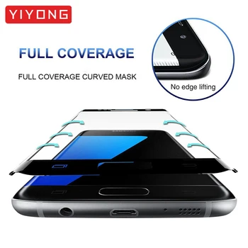 YIYONG 3D-Kant Buet Glas Til Samsung Galaxy S6 S7 Kant Plus Hærdet Glas Skærm Protektor Til Samsung S7 Kant S 7 S 6 Glas