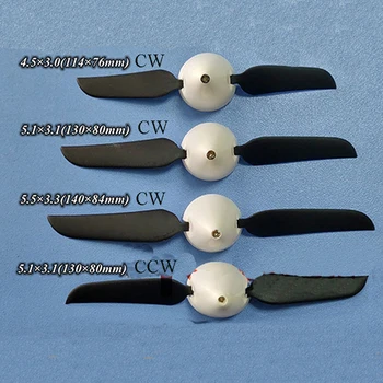4STK 5.1x3.1/5.5x3.3/4.5x3 Mini Folde-Propel Samling CW CCW Propel+Rekvisitter Spinner/Cover for RC Fly motorsvævefly