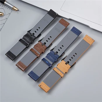 Quick Release Watchbands til samsung galaxy se gear s3 42mm 46mm aktiv 2 Smartwatch Band 18mm 20mm 22mm 24mm Læder Rem