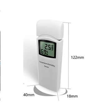 PROTMEX vejrstation Ud af Døren Temperatur Luftfugtighed Wireless Sensor Tilbehør Passer PT2810 vejrstation Indendørs Modtager