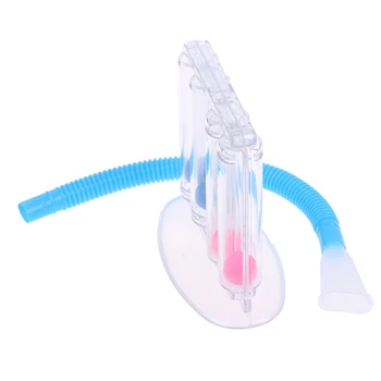 Incitament Spirometer Lunge Vejrtrækning Exerciser Rehabilitering Uddannelse Fire bolde Apparater Vital Kapacitet Vejrtrækning Træner