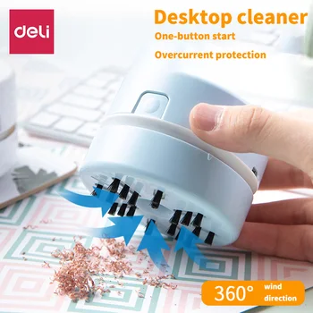 Deli desktop renere viskelæder krummer søde mini tastatur desktop renere små håndholdte automatisk støvsuger