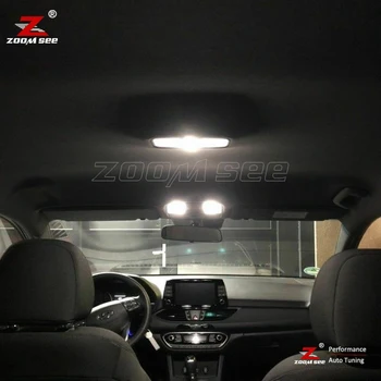 Høj kvalitet og Ingen fejl Hvid Bil LED interiør kort lys kit For Hyundai i30 FD GD PD PDE PDEN (2007-2020) LED-Værelses lampe