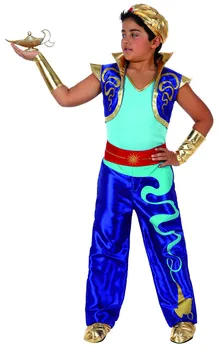 Engros - 2016 Ny Stil Carnival Cosplay Kostume Fest Tøj til børn, Aladdin kostumer, superhelte blå farve