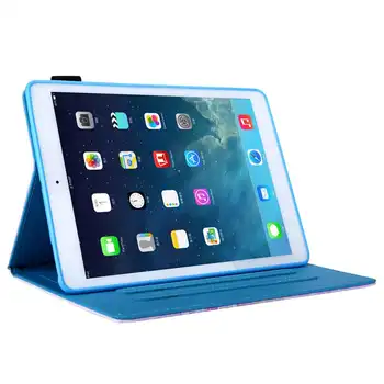 Print Læder Stand taske Til iPad 10,2 tommer 2019 A2197 A2200 A2198 Funda Auto Sleep-Wake Smart Cover Til iPad 7th Generation