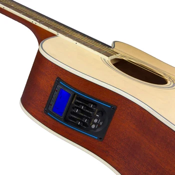 5-Bånds Equalizer EQ Pickup, Akustisk Guitar-Forstærker-Tuner med LCD-Tuner og Volumen Kontrol LC-5