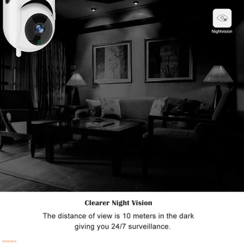 REDEAGLE Tuya 1080P HD Trådløse Cloud Storage Wifi IP-Kamera Baby Pet Overvåge Intelligent Motion Detection Alarm Tryk IR Night Vision
