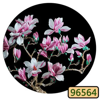 DIY Ufærdige Mulberry Silke Suzhou Broderi Sæt Trykte Mønstre Håndarbejde Kits Magnolia 30*30cm