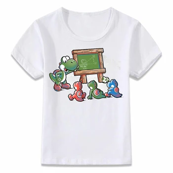 Børn, Tøj, T-Shirt, Yoshi Klasseværelset T-shirt til Drenge og Piger Toddler Shirts, Tee