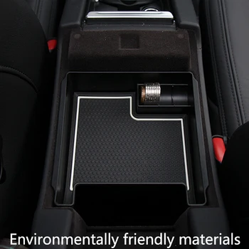 Bil styling ABS centrale armlæn opbevaring boks palle beholder til volvo xc60 s60, v60 auto tilbehør 2010-2017 beige/sort
