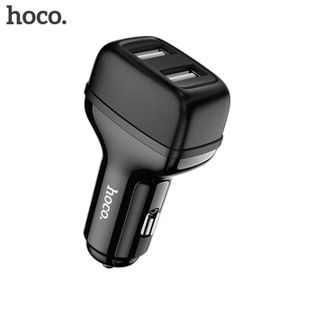 HOCO Dobbelt Udgang USB Bil Oplader For iphone-11 Pro XS 8 7 Plus Universal 5V2.4A Hurtig Opladning-Adapter Til Samsung S9 S8 oneplus