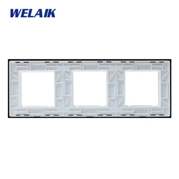 WELAIK-1 Gratis Fragt EU 3Frame Krystal Glas Panel, Kun Ikke Røre Skifte Firkantet Hul Glas Panel A3888W1